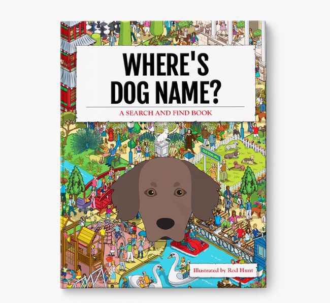 Personalised Where's {dogsName} Book